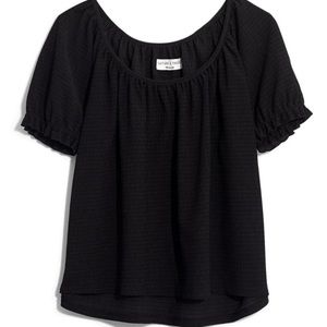 Madewell Texture and Thread Peasant Top